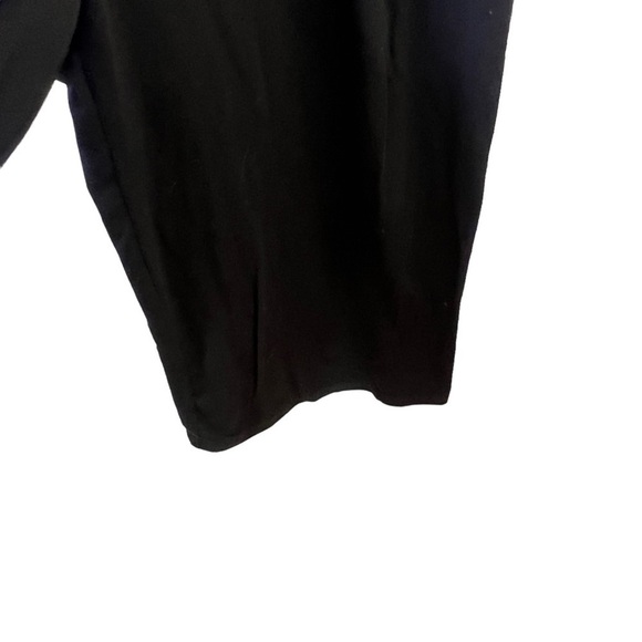 Zenana Women's Jumpsuit 3X Wide Pant Legs Black Short Sleeves Pockets - Picture 3 of 12